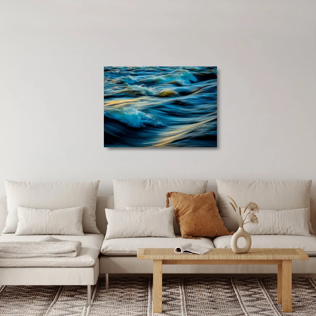 Obraz na szkle - Fale (70x50 cm)