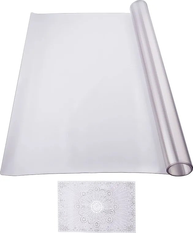 Stolik SucceBuy Ochrona Stołu z PVC 107 X 152 CM, Mroźna Ochrana Piszacek z 0.15CM Grubości