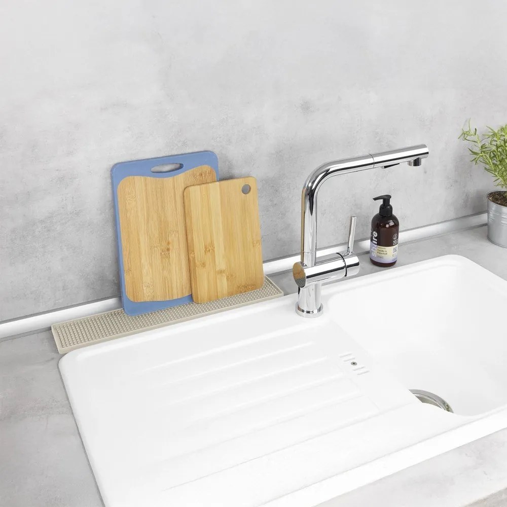 Beżowa plastikowa podkładka do naczyń 42x8 cm Slim – Wenko