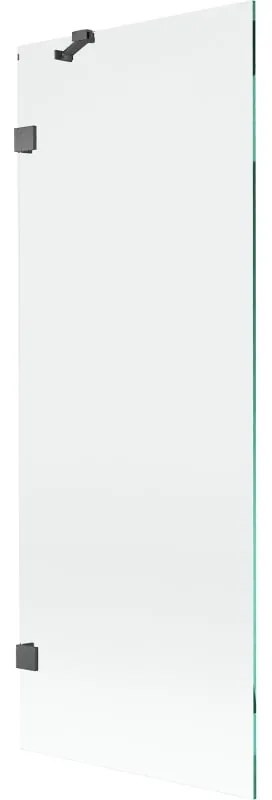 Mexen Lunar parawan nawannowy 1-skrzydłowy 70 x 150 cm, transparent, gun gray szczotkowany - 897-070-000-66-00