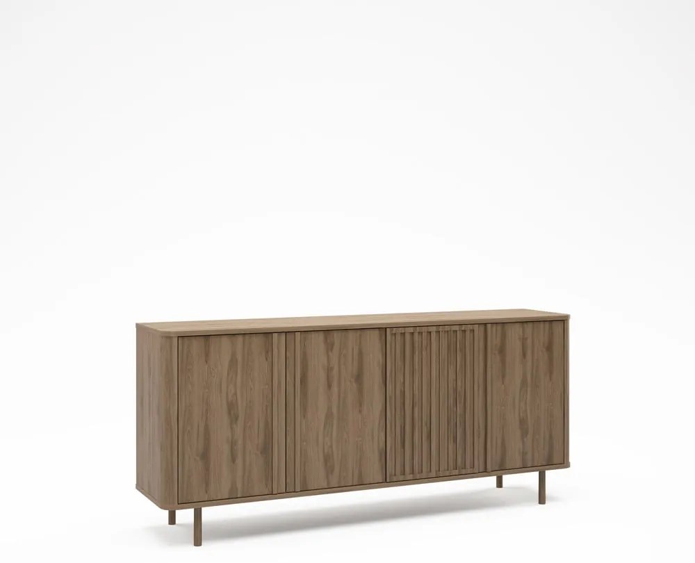 Komoda w dekorze dębu w naturalnym kolorze 180x80x40 cm Salma – Marckeric