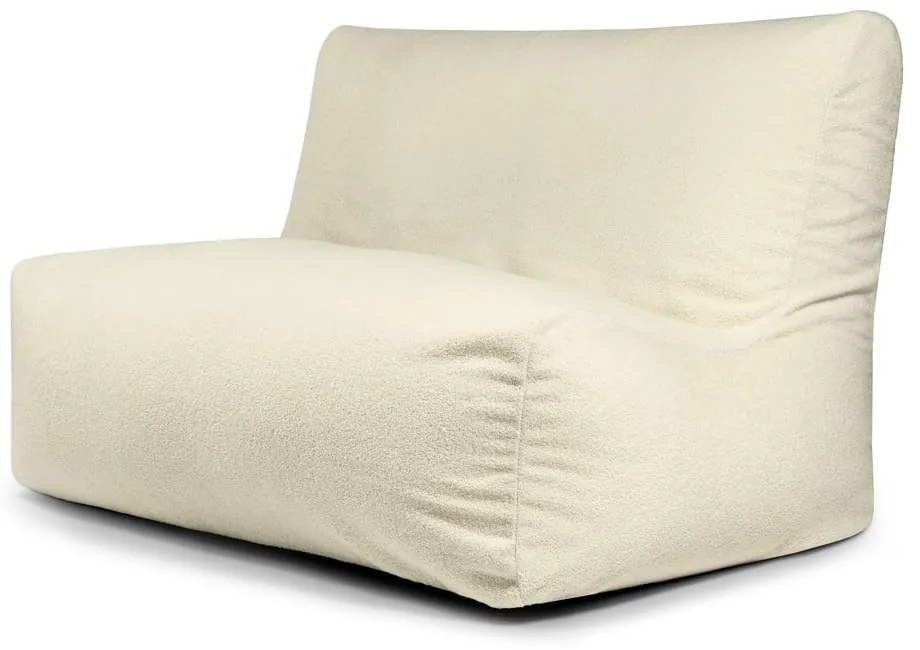 Kremowy worek do siedzenia z materiału bouclé Sofa Seat Lounge – SLOWDOWN