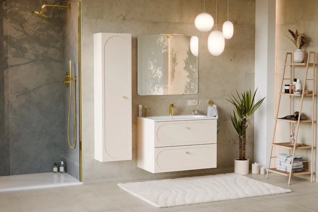 Szafka łazienkowa DONNA SAND 1D 35 cm beż piaskowy COMAD