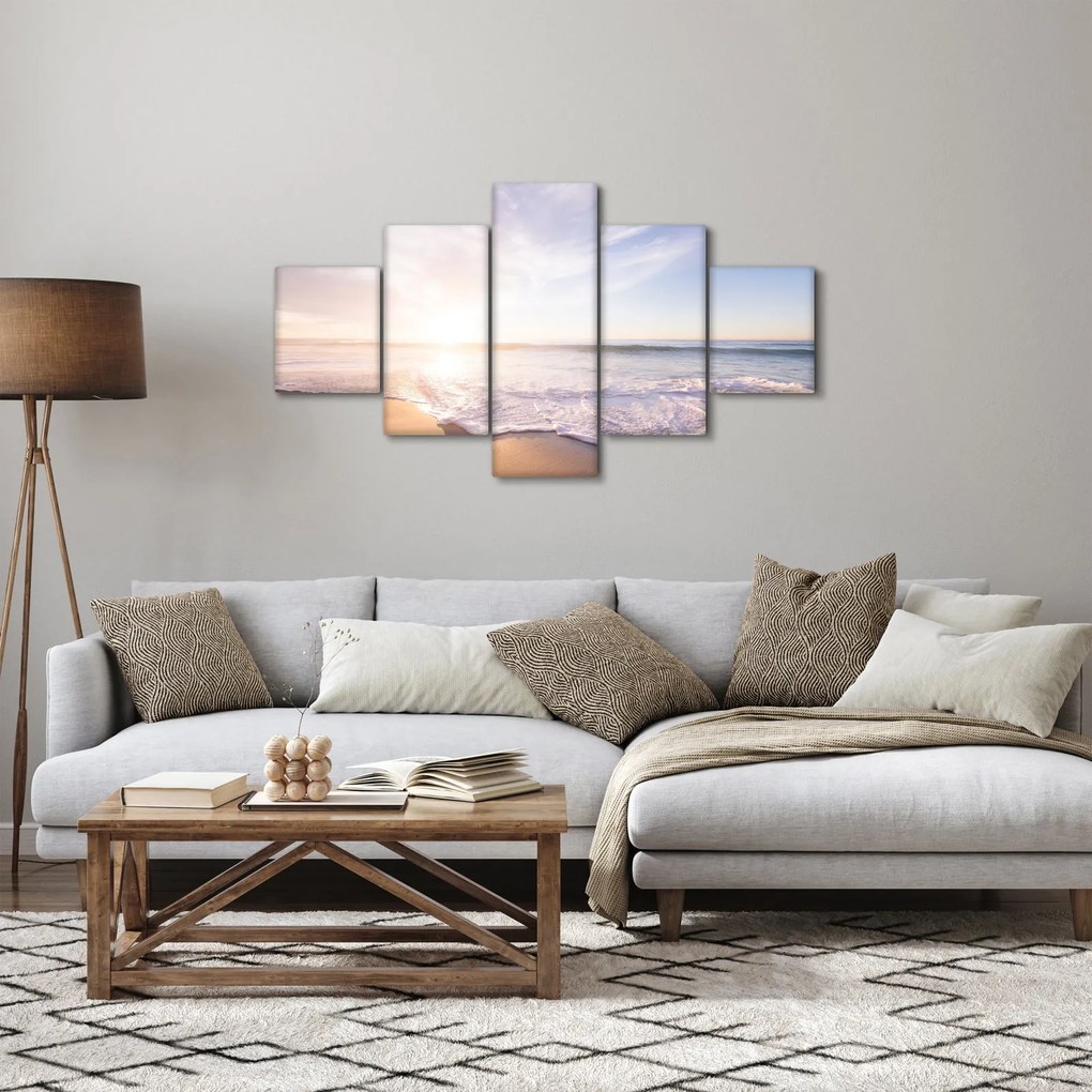 Obraz piaszczystej plaży (125x70 cm)