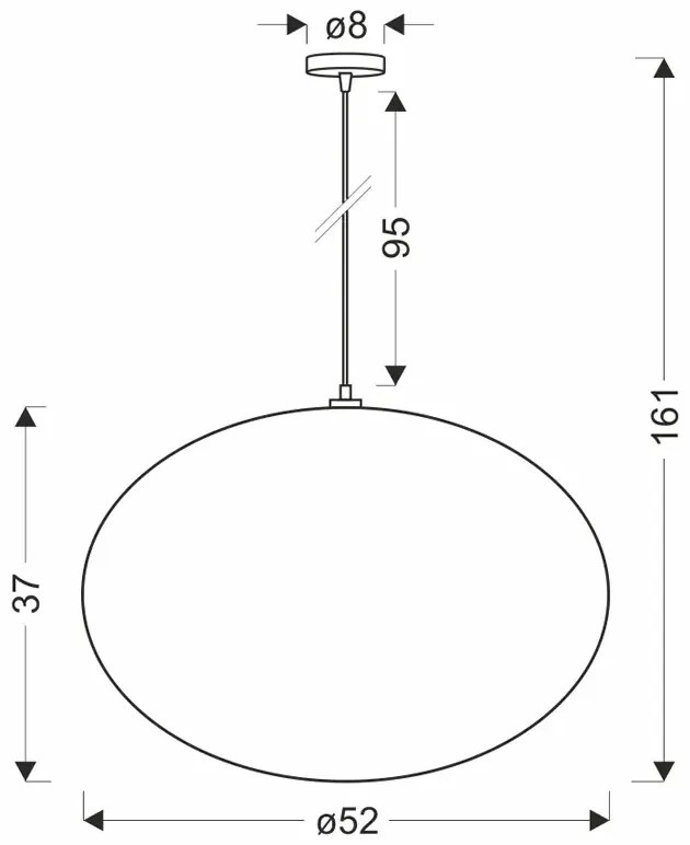 Nowoczesna lampa wisząca z białym abażurem 52 cm - 4X D198 H0-R73
