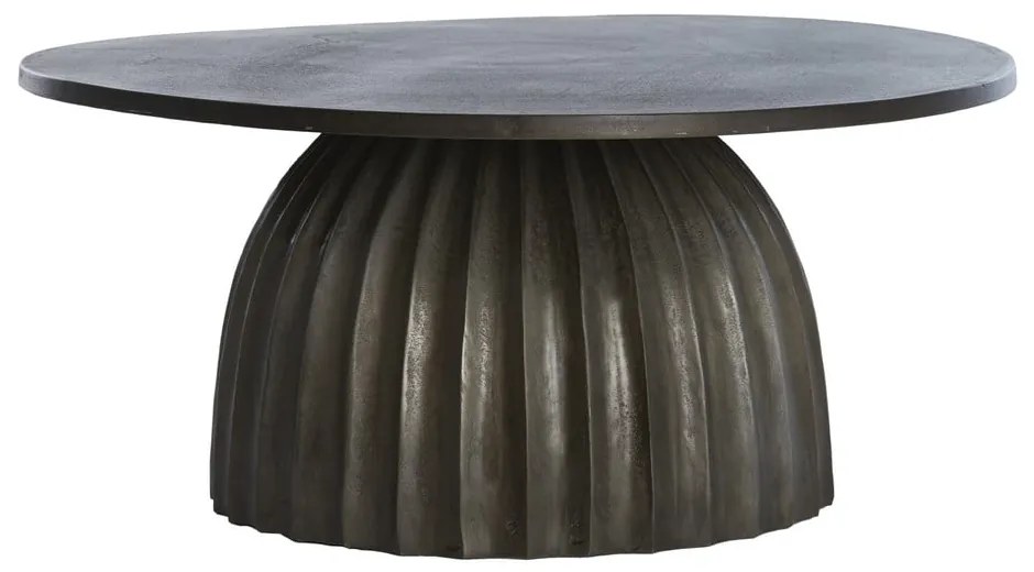 Metalowy okrągły stolik ø 70 cm Veglia – Light &amp; Living