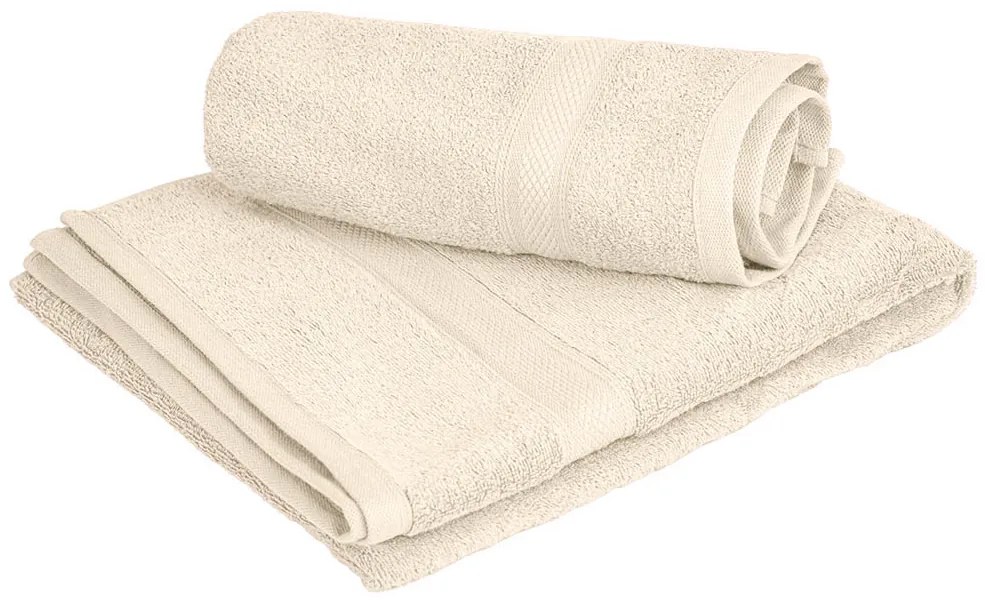 Ręcznik CLARYSSE ELEGANCE 70x140 cm kremowy, 100% bawełna