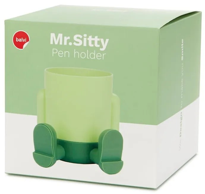 Plastikowy organizer na artykuły papiernicze Mr. Sitty – Balvi