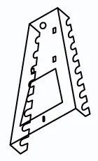 Uchwyt na klucze montażowe do ELEMENT SYSTEM, 1 szt.