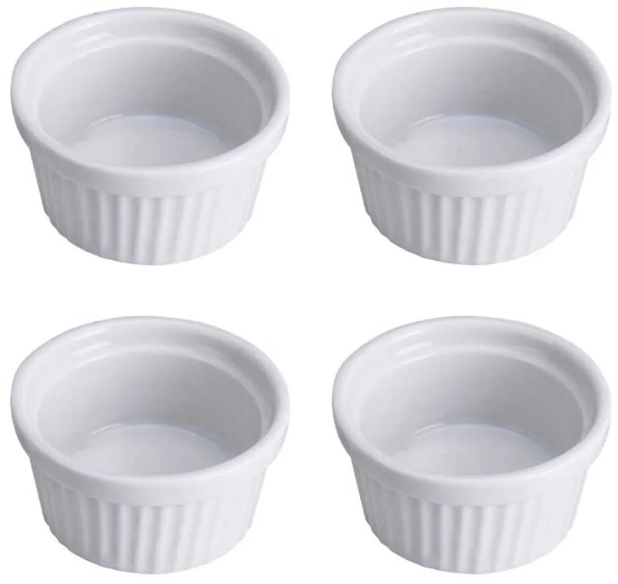 Miseczki na przekąski z porcelany, 4 szt.