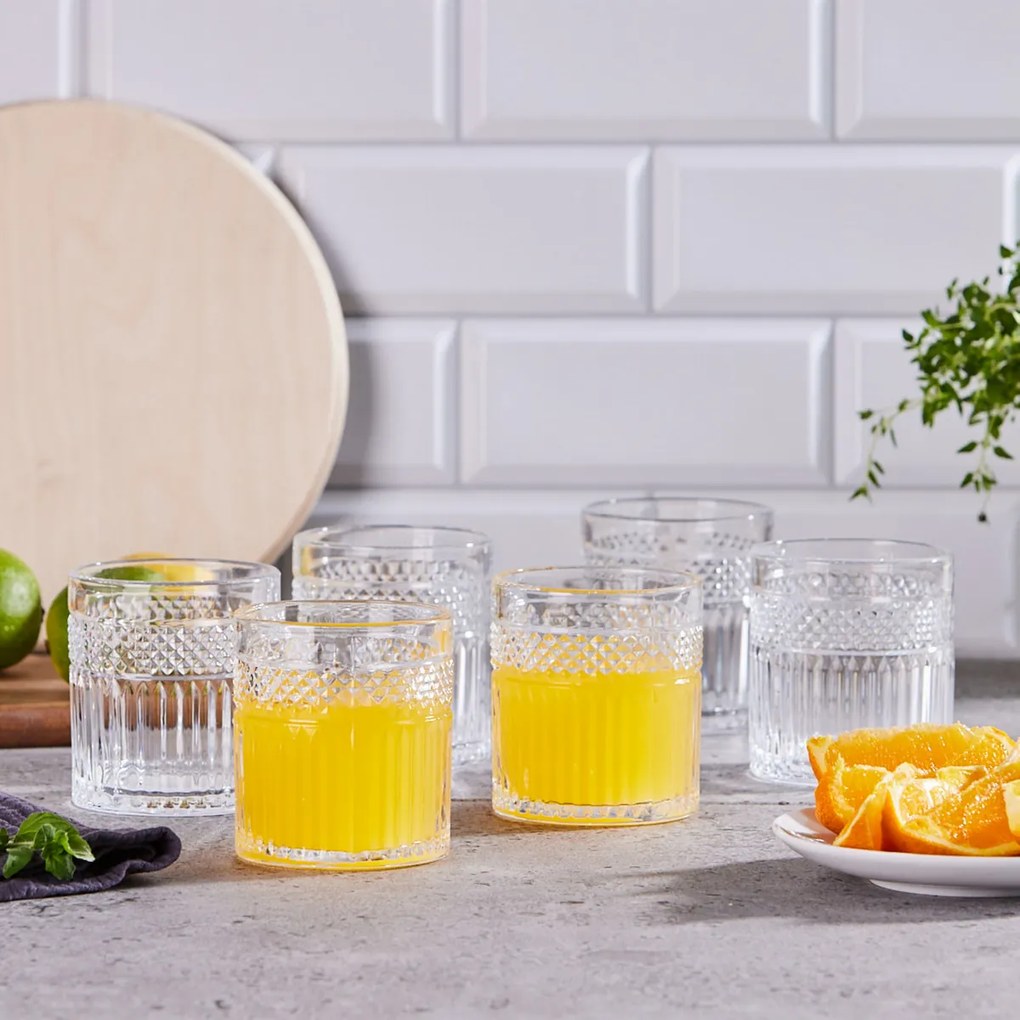 Altom Zestaw niskich szklanek Greta 330 ml, 6 szt., S