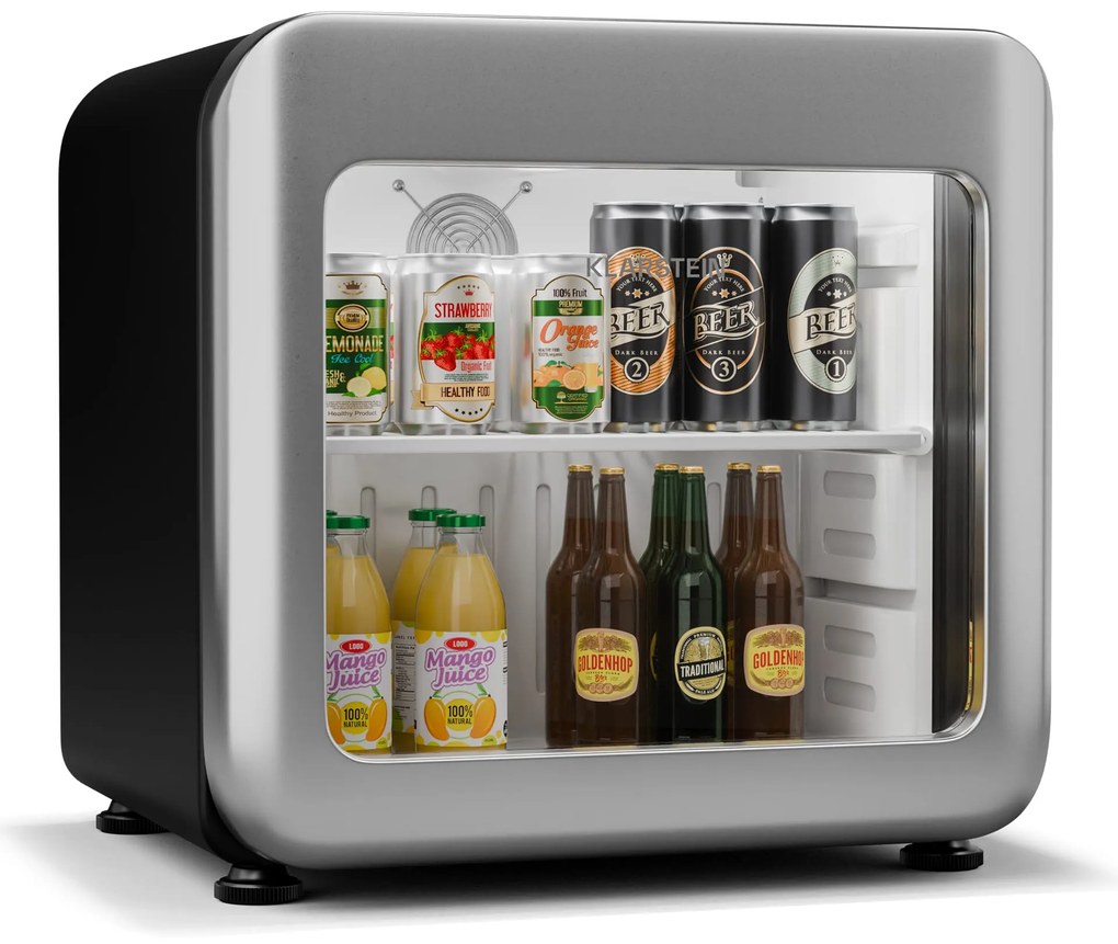 Klarstein Audrey Evo 38.8cm 45L Lodówka na Napoje Srebrny