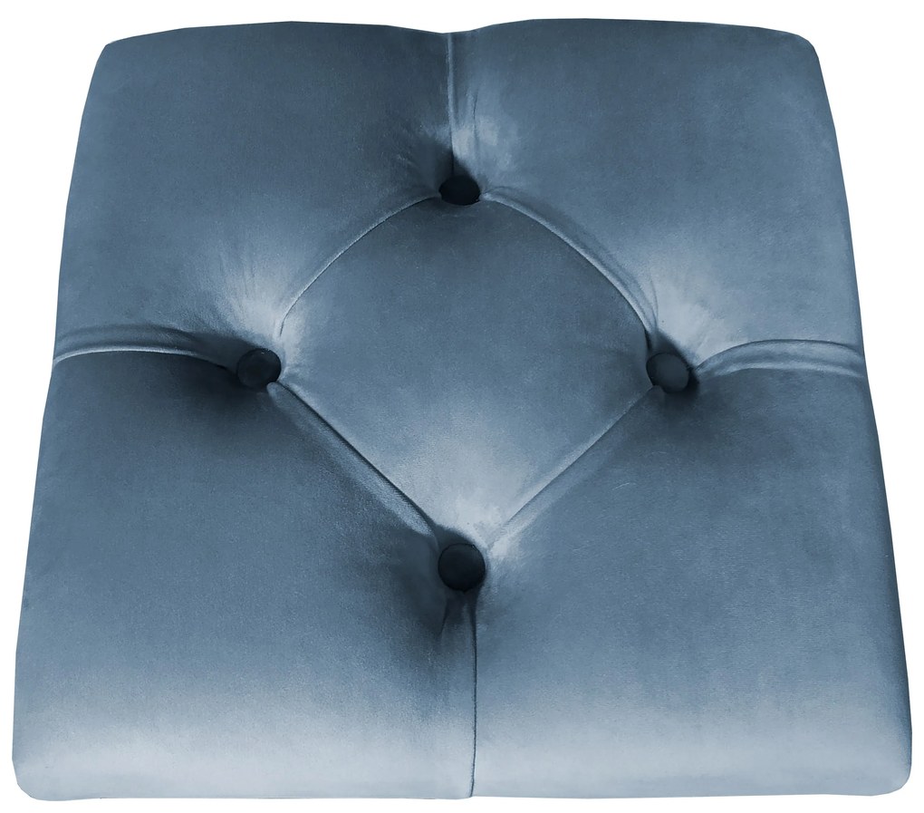 Pufa CHESTERFIELD LOFT ławka podnóżek metal MG33