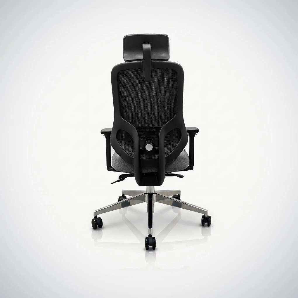 Fotel biurowy ergonomiczny ciemnoszary: AXIS
