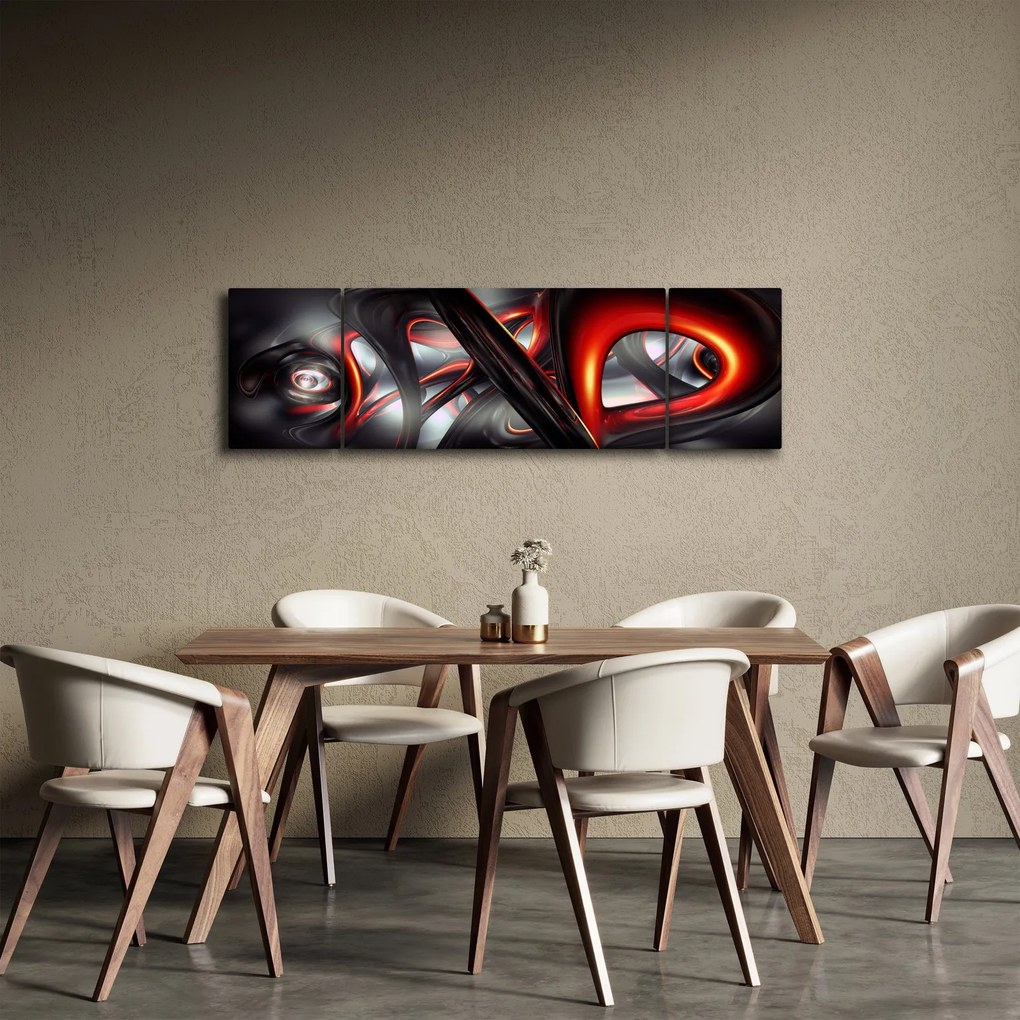 Obraz abstrakcji (170x50 cm)