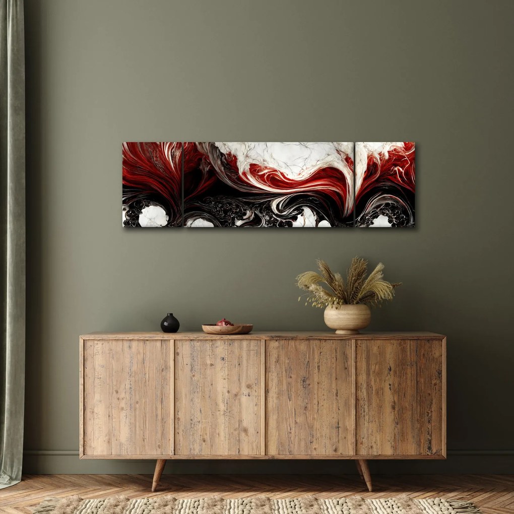 Obraz - Marmurowa abstrakcja (170x50 cm)