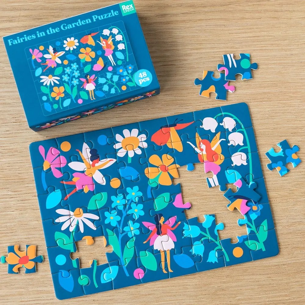 Puzzle (liczba elementów 48) Fairies in the Garden – Rex London