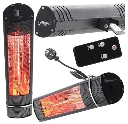 Aldotrade Grzejnik ścienny na podczerwień, 2000 W