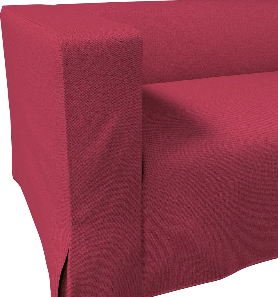 Pokrowiec na sofę Klippan 2-osobową długi z kontrafałdami