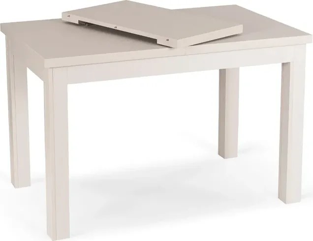 Stół Prostokątny Rozkładany SKUBI 120-160 cm Kaszmir Nowoczesny