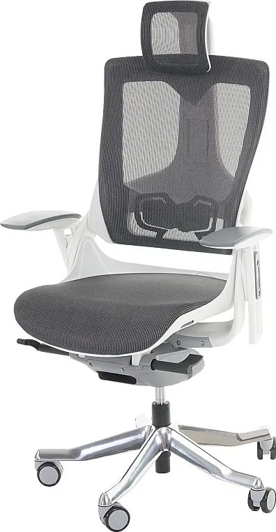 Krzesło biurowe MERRYFAIR Adelaide,  czarno-szary