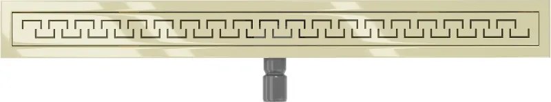 Mexen Flat M15 odpływ liniowy 80 cm, złoty - 1524080-15