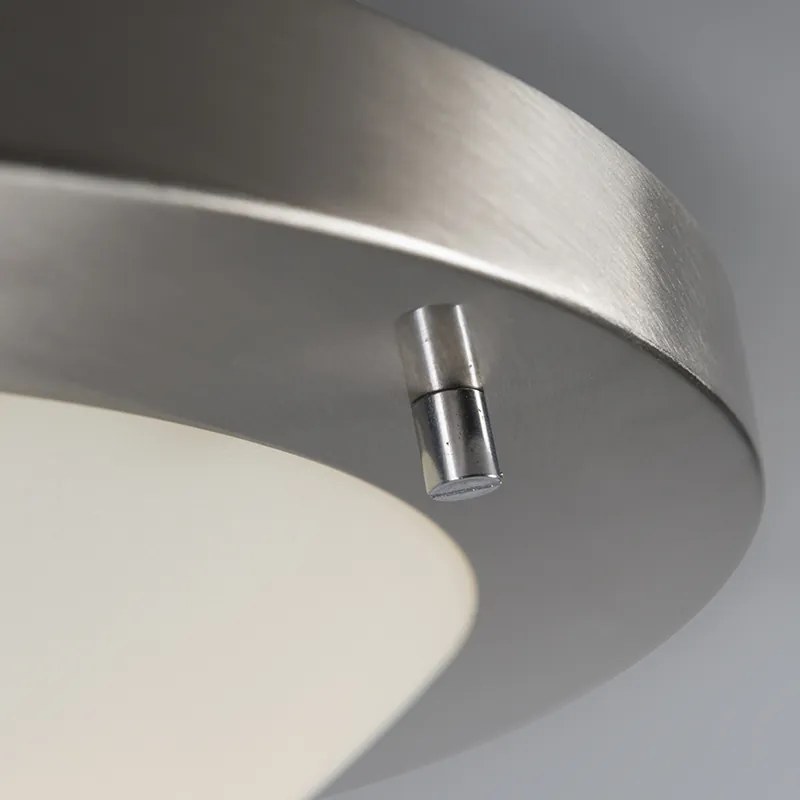 Zewnetrzna Nowoczesna lampa sufitowa stalowa 41 cm IP44 - YumaDesignerski Oswietlenie zewnetrzne