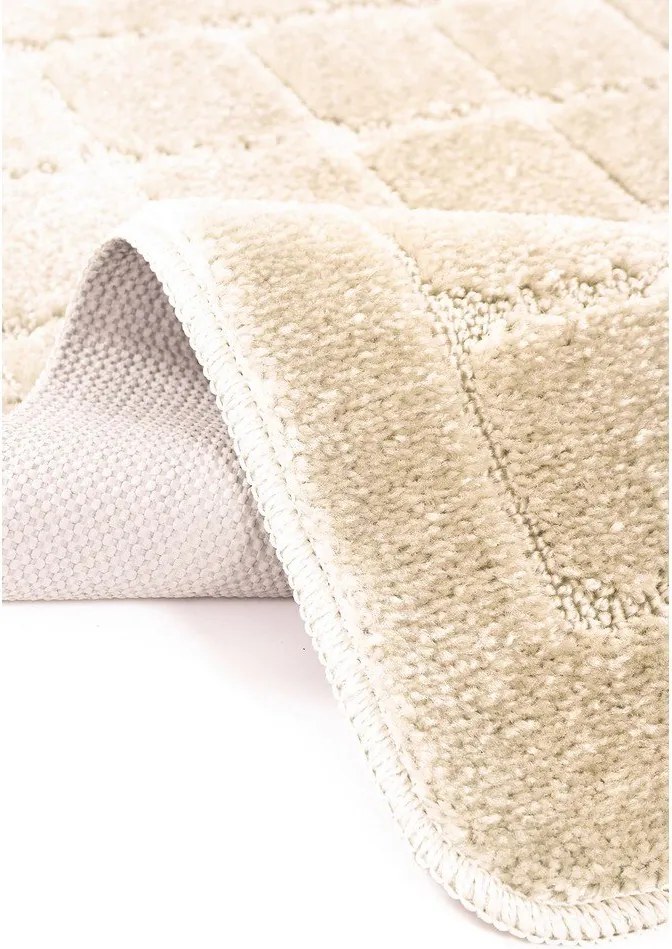 Kremowe dywaniki łazienkowe zestaw 2 szt. 50x80 cm Kareli – Foutastic