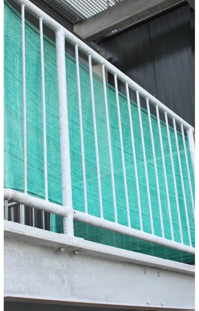 Zielona plastikowa osłona balkonowa 500x90 cm – Garden Pleasure