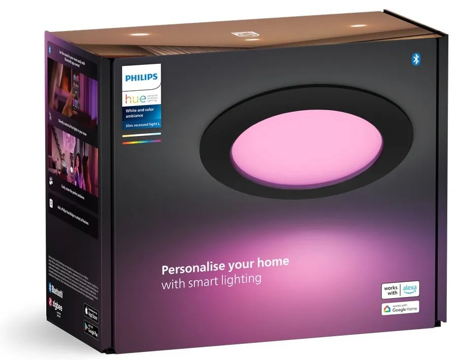 Inteligentna lampa LED wpuszczana w sufit 12 W Slim – Philips Hue