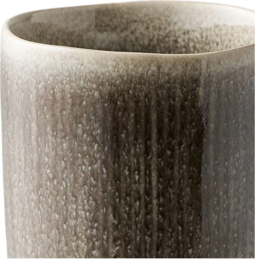 Szarobeżowe kamionkowe filiżanki zestaw 4 szt. 360 ml Viola – House Nordic