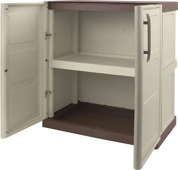 Skrzynka z tworzywa sztucznego S Line, niska, 700 x 390 x 855 mm