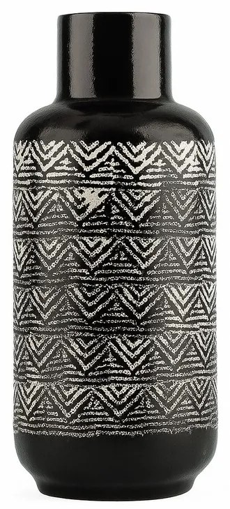 Wazon ceramiczny YL711 Zuba , czarno-biały