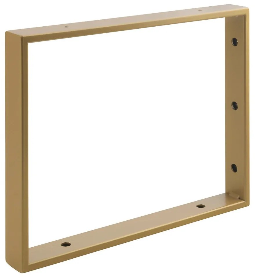 Stalowy stelaż pod blat w kolorze złota 35x2 cm – Sapho