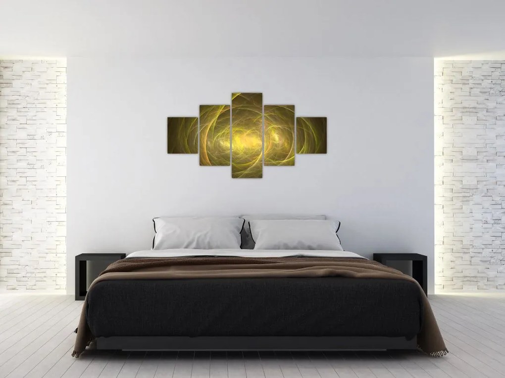 Nowoczesny abstrakcyjny obraz (125x70 cm)