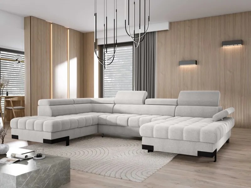 Narożnik SELVA XL Lewostronny z funkcją spania i pojemnikiem AUSTIN 17 WERSAL