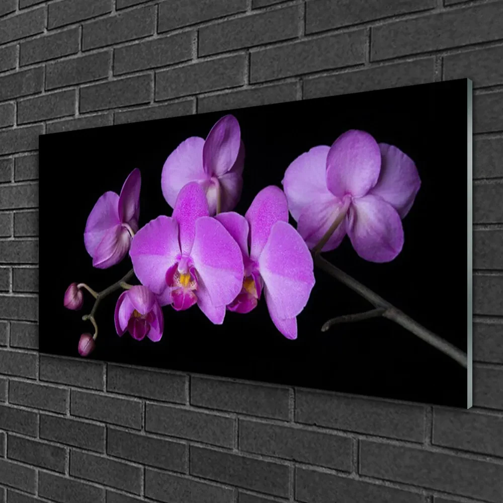 Obraz Szklany Storczyk Orchidea Kwiaty