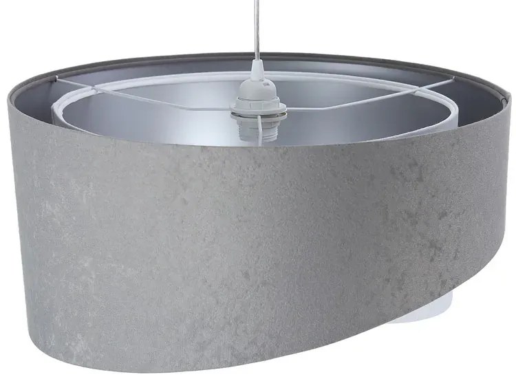 Szara asymetryczna lampa wisząca - 4X EX979 N9-D28