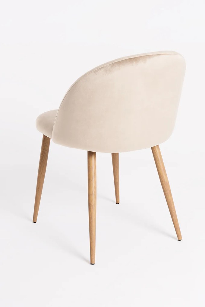 Zestaw 4 Krzese Vint Aksamitne