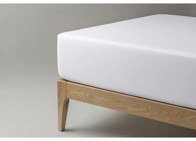 Wodoodporny ochraniacz na materac - prześcieradło 2w1 do wysokości 45cm Respira White Velfont