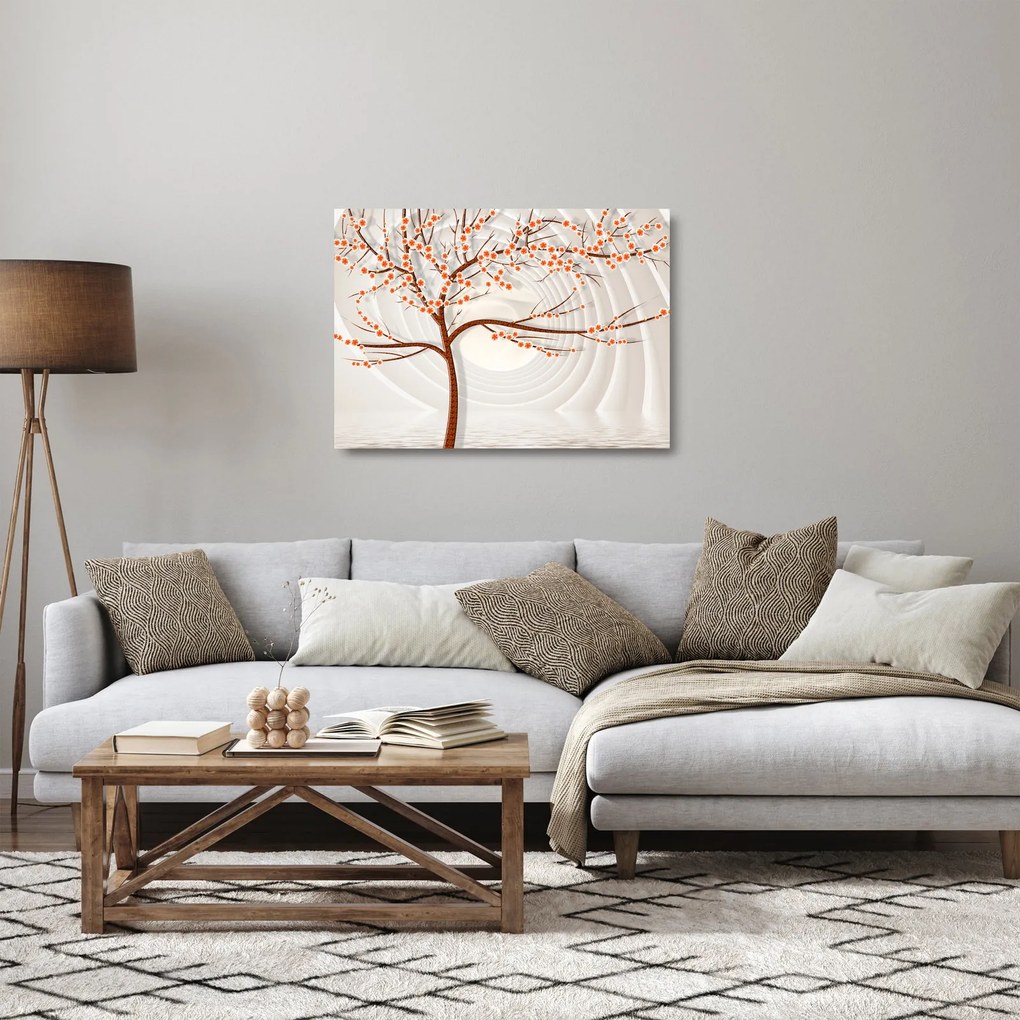 Obraz na szkle - Drzewo w nieskończoności (70x50 cm)