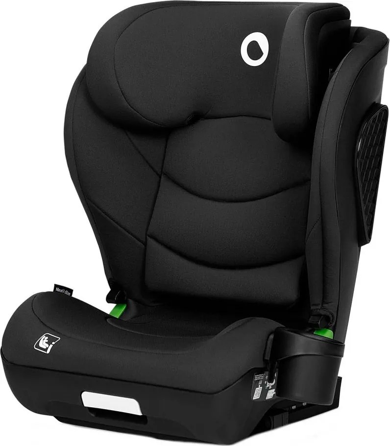 Lionelo - Fotelik samochodowy NEAL i-Size 100-150 cm Czarny Karbon