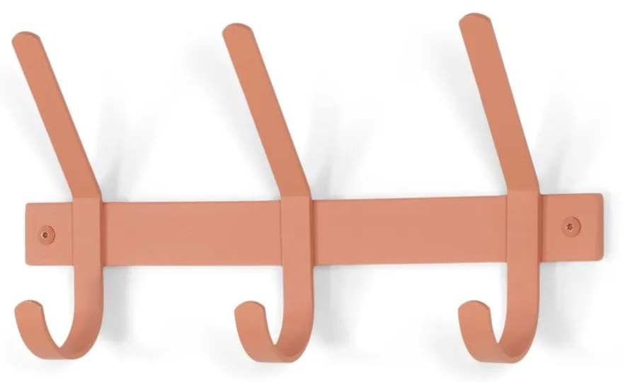 Łososiowy metalowy wieszak ścienny 40 cm Dexter – Spinder Design