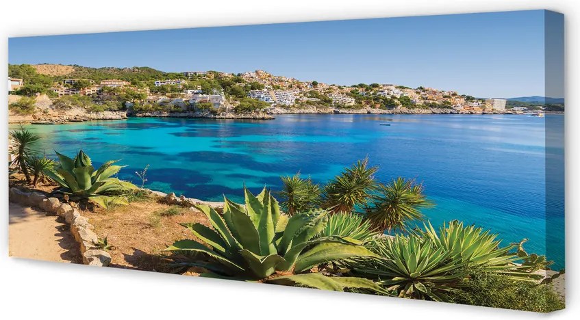 Zdjęcie na płótnie Hiszpańskie Wybrzeże w Pełnym Słońcu