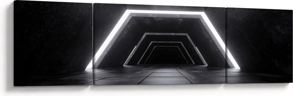 Obraz - Futurystyczny tunel (170x50 cm)