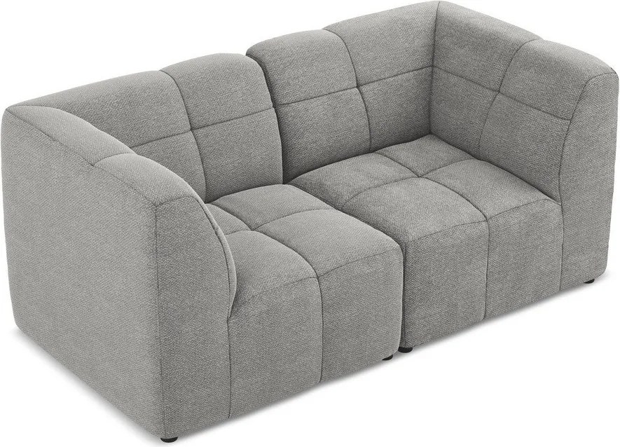 Szara sofa z materiału bouclé 180 cm Aloha – Makamii
