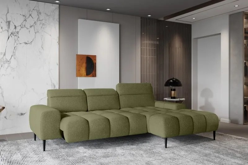 Narożnik GIANO S układ L z elektryczną regulacją siedziska WERSAL