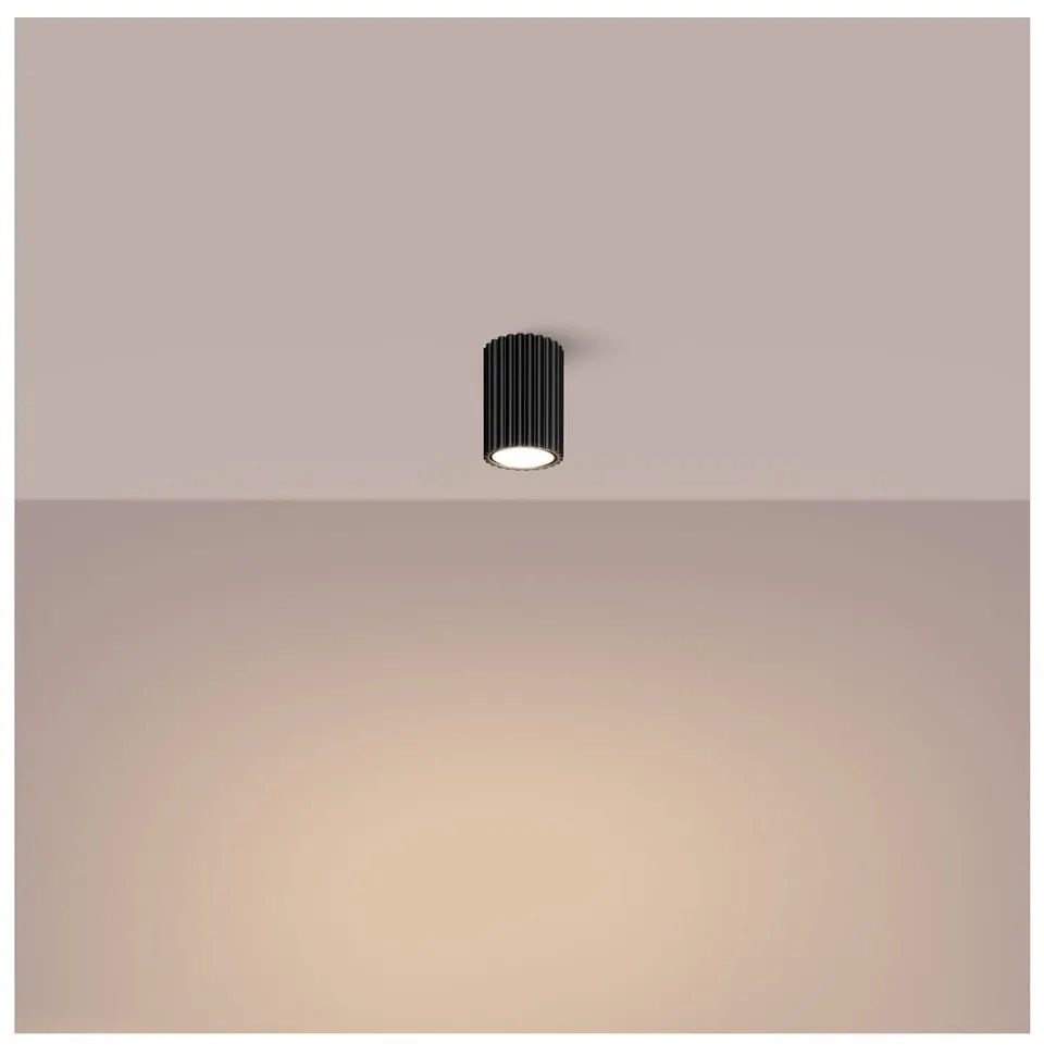 Czarna lampa punktowa Gleam – Sollux