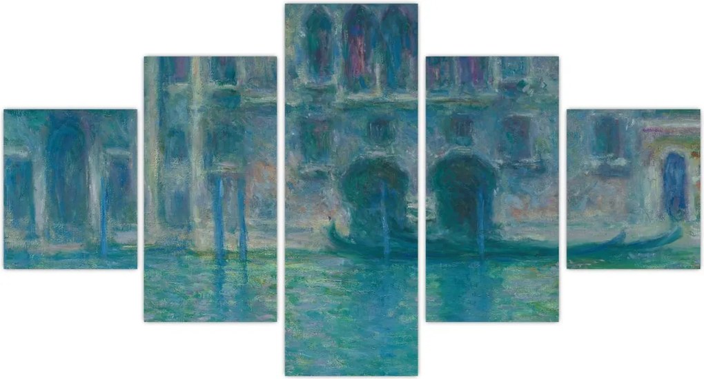 Obraz - Claude Monet, Palazzo da Mula, Venice, reprodukcje (125x70 cm)
