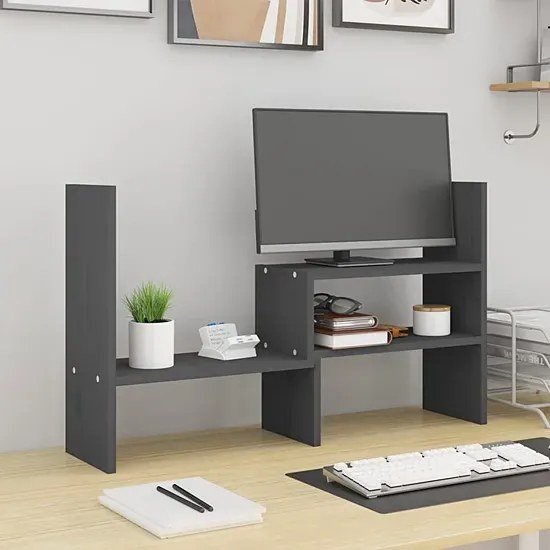 Szara klasyczna podstawka pod monitor AvisoG7-D42